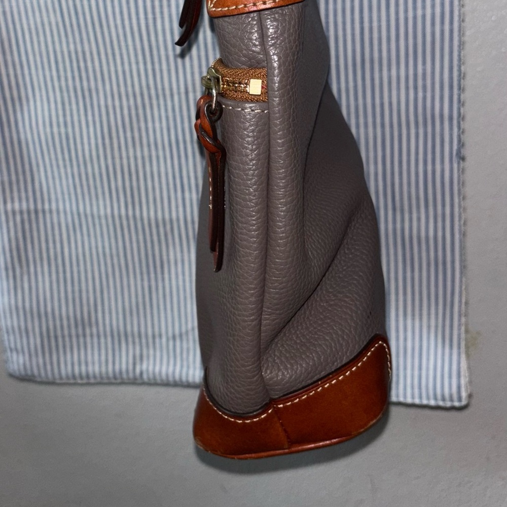 DOONEY & BOURKE PEBBLE GRAIN CROSSBODY HANDBAG - ELEPHANT - Picture 13 of 15